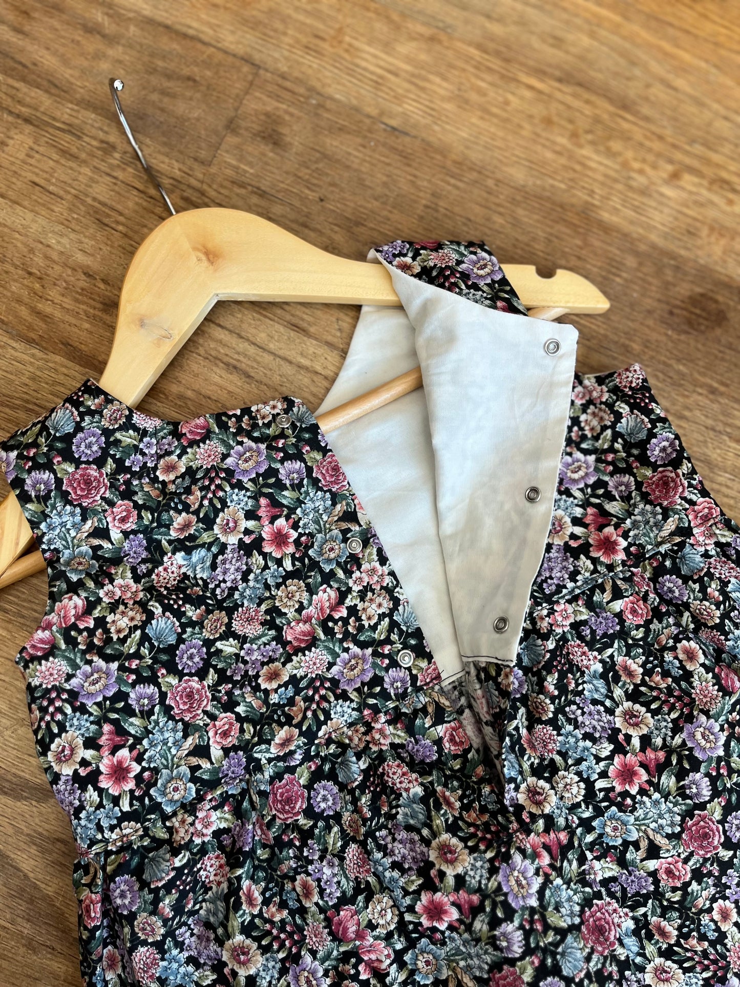 Floral Bouquet Pinafore Dress