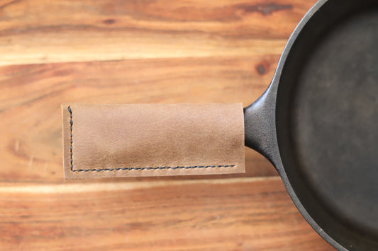Leather Skillet Handle Sleeve