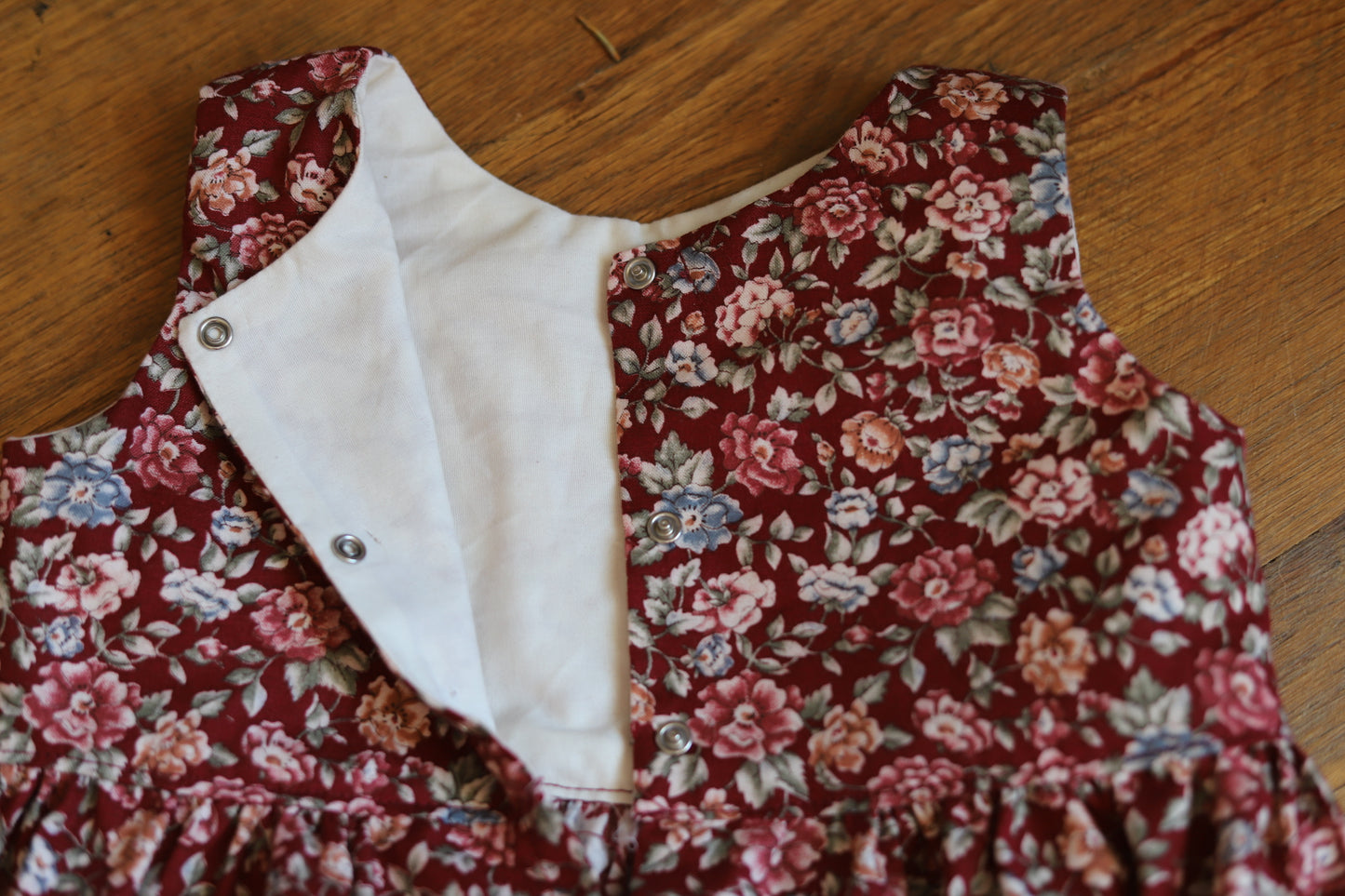 Winter Rose Pinafore Dress