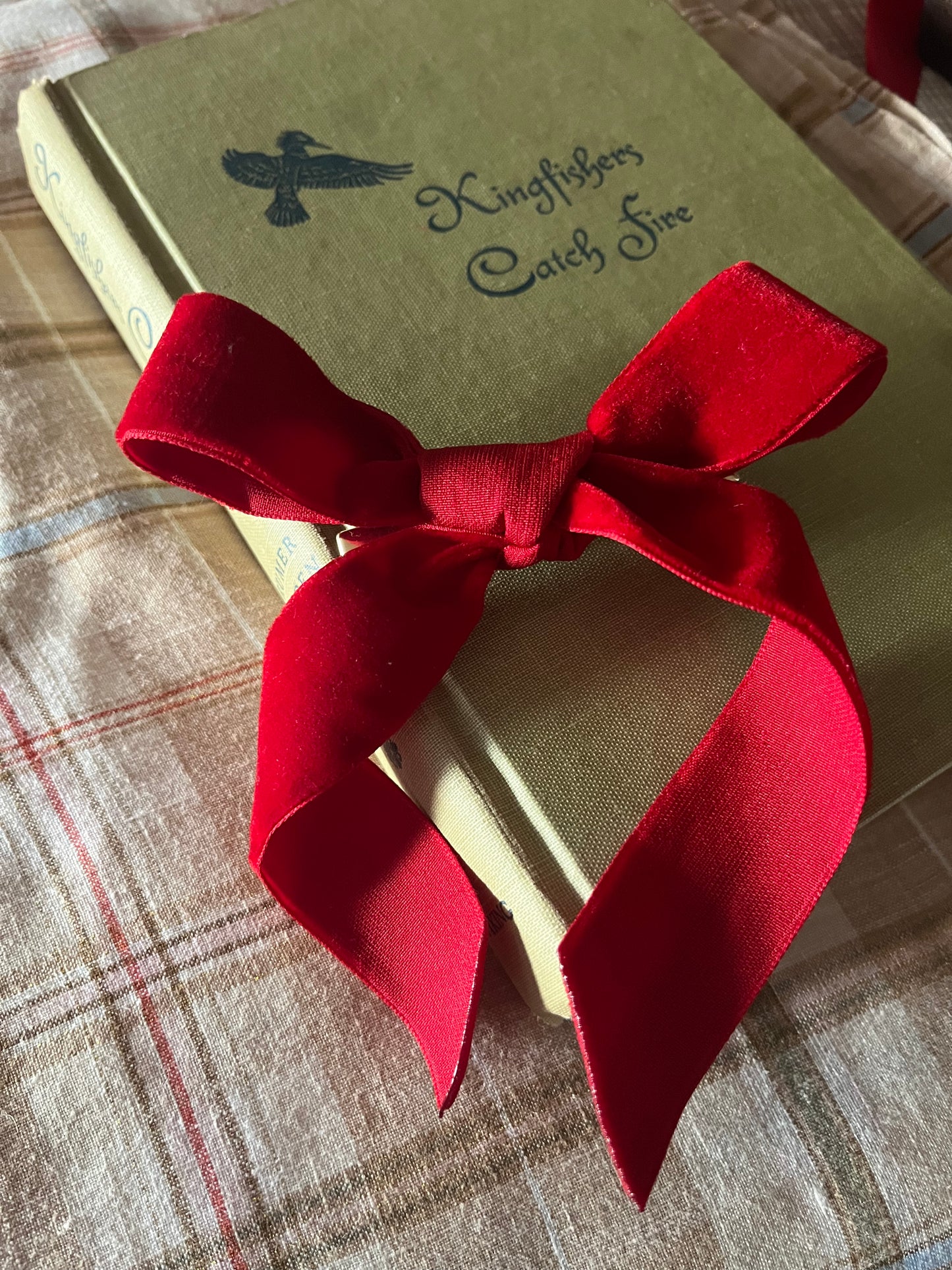 Red Christmas Hair Bow