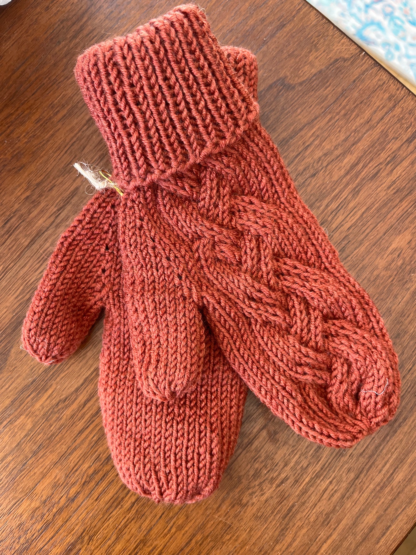 Meandering Mittens in Rust